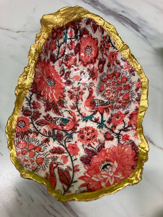 Decoupaged Chesapeake Bay Oyster Dish