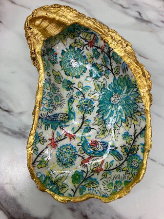 Decoupaged Chesapeake Bay Oyster Dish