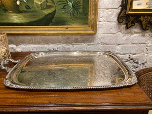E. G. Webster and Son Silver and Copper Large Tray