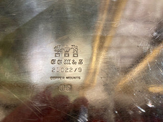 E. G. Webster and Son Silver over Copper Large Tray