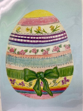 Local Hand Drawn Easter Greeting Card by Elizabeth Clement - "Sign Of Spring"