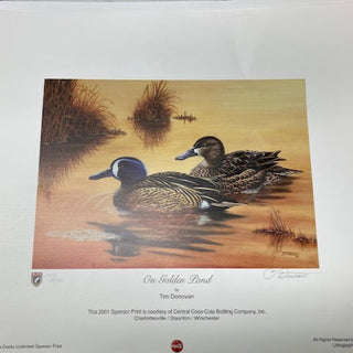 Vintage DU Print Circa - "On Golden Pond"