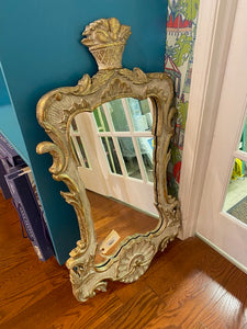 White and Gold Mirror