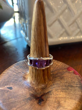 Load image into Gallery viewer, Sterling Silver and Amethyst Ring

