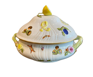 Herend Queen Victoria Green Soup Tureen