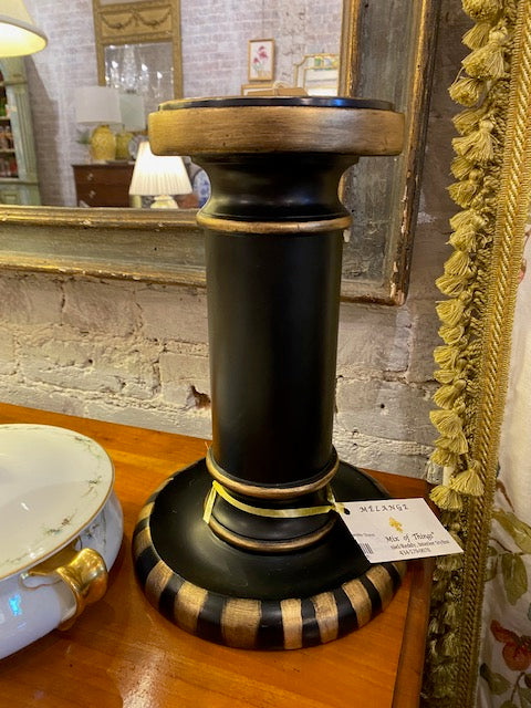 Black and Gold Candle Stand