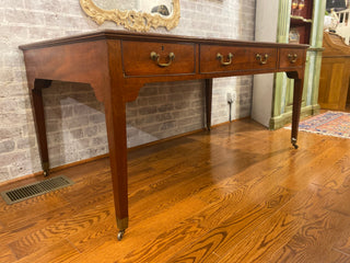 Antique Copy of Winston Churchill Mahogany Desk