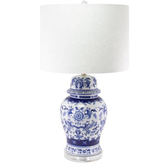 Blue and White Fairhaven Lamp