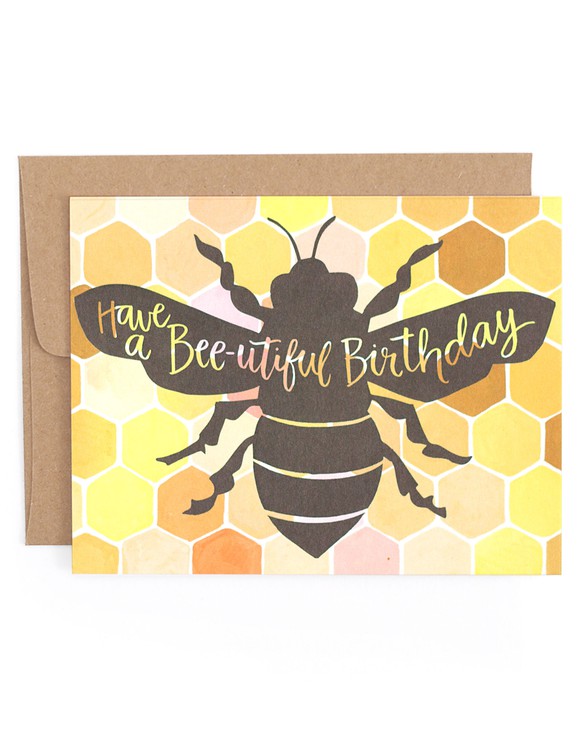 BEE-UTIFUL BIRTHDAY CARD