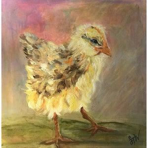 Original Acrylic on Canvas by Local Artist Staci Wall - "Dixie Chick"