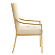 Load image into Gallery viewer, Pair of Velvet &amp; Brass Dining Chairs
