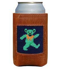 Smathers and Branson Dancing Bear Can Cooler Dark Navy