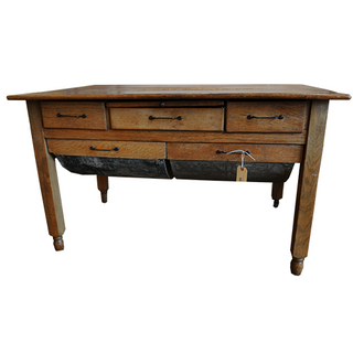 Antique Possum Belly Bread Baker's Table
