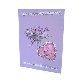 Ibis Hand Drawn Blank Notecard - Be Mine