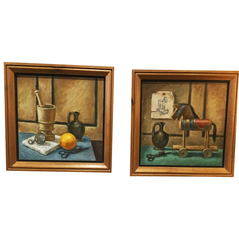 Pair of Still Life Paintings - Chestnut Lane Antiques & Interiors - 1
