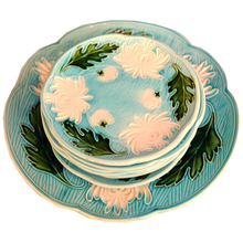 Load image into Gallery viewer, Majolica Turn of the Century German plates set of 8 - Chestnut Lane Antiques &amp; Interiors - 1
