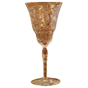 Vintage Rock Sharpe Pattern Claret Wine Glass - Chestnut Lane Antiques & Interiors - 1