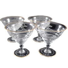 Load image into Gallery viewer, Antique Etched Crystal French Sherberts Set of 4 - Chestnut Lane Antiques &amp; Interiors - 1
