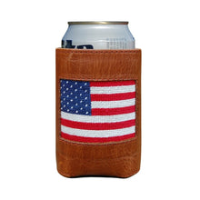 Load image into Gallery viewer, Smathers &amp; Branson Needlepoint Can Cooler - American Flag
