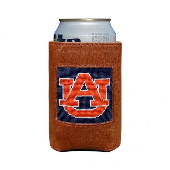 Smathers & Branson Needlepoint Can Cooler - Auburn