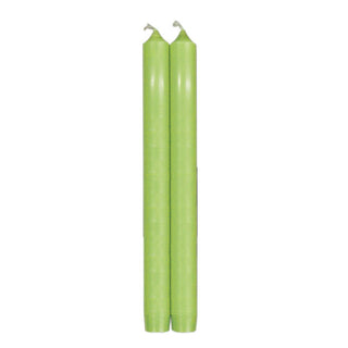Caspari Duet Taper Candles - Spring Green