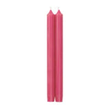 Straight Taper 10" Candles in Fuchsia - 2 Candles Per Package