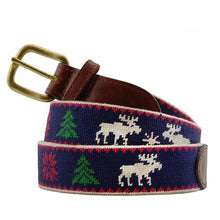 Load image into Gallery viewer, Smathers &amp; Branson Needlepoint Belt - Christmas Sweater (Size 34)

