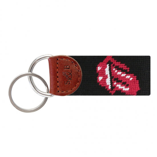 Smathers & Branson Needlepoint Key Fob - Rolling Stones