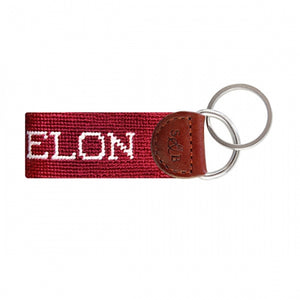 Smathers & Branson Needlepoint Key Fob - Elon