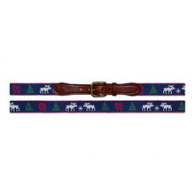 Load image into Gallery viewer, Smathers &amp; Branson Needlepoint Belt - Christmas Sweater (Size 34)
