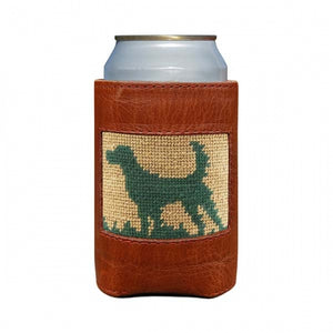 Smathers & Branson Needlepoint Can Cooler - Hunting Dog