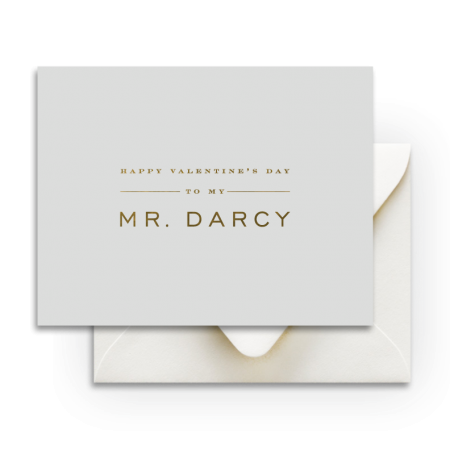 Mr. Darcy Greeting Card