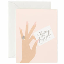 Load image into Gallery viewer, Rifle Paper Co. Greeting Card - You&#39;re Engaged
