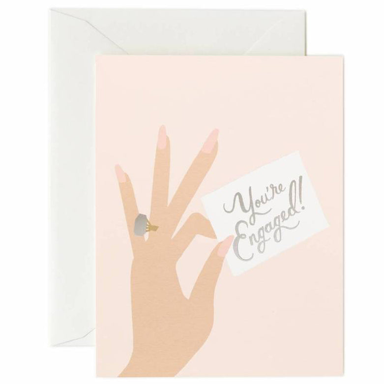 Rifle Paper Co. Greeting Card - You're Engaged