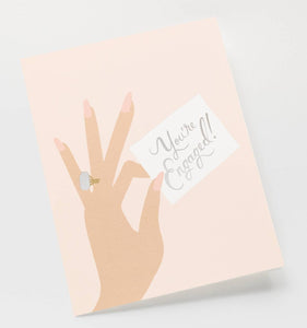 Rifle Paper Co. Greeting Card - You're Engaged