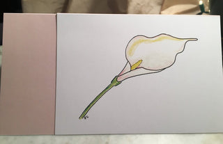 Hand Drawn Blank Notecard - Peace - Chestnut Lane Antiques & Interiors - 1