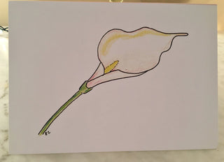 Hand Drawn Blank Notecard - Peace - Chestnut Lane Antiques & Interiors - 2