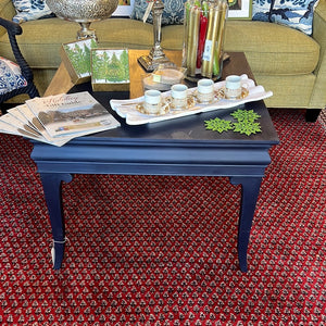 Annie Sloan Painted Coffee/Side Table in Oxford Navy