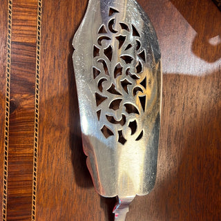 English Silver Plate Fish Server
