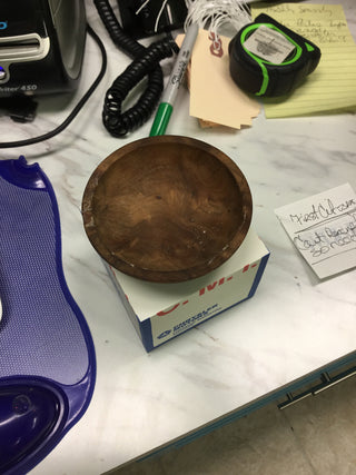 Wooden Shallow Salt Cellar