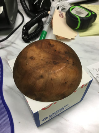 Wooden Shallow Salt Cellar