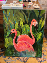 Load image into Gallery viewer, Original Acrylic on Canvas by Local Artist Staci Wall - &quot;Thelma and Louise Flock Together&quot;
