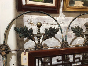 Antique French Iron Double bed - Chestnut Lane Antiques & Interiors
