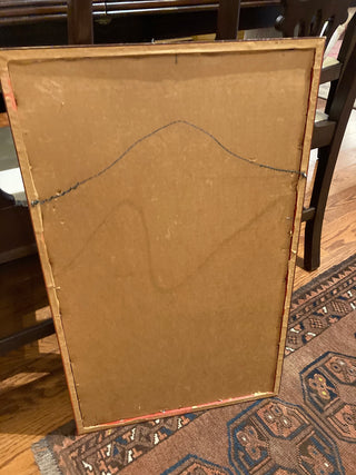 Antique Asian Painting on Silk