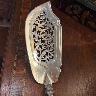 English Silver Plate Fish Server