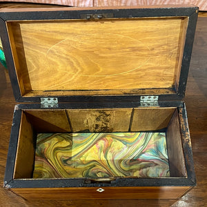 Antique Box with Silver & Bone Accent