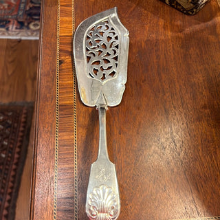 English Silver Plate Fish Server