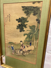 Load image into Gallery viewer, Antique Asian Painting on Silk
