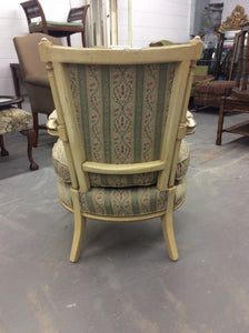 Newly Upholstered Vintage French Style Chair - Chestnut Lane Antiques & Interiors - 6