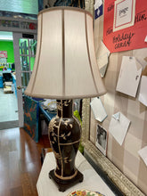 Load image into Gallery viewer, Faux Bamboo Hollywood Regency Style Lamp
